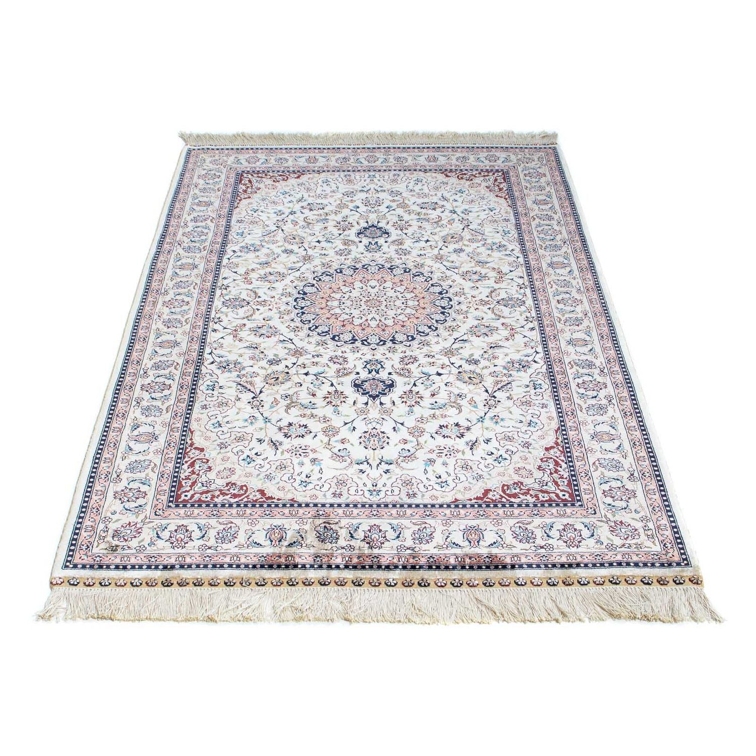 Alfombra oriental - Hereke - 152 x 91 cm - rojo oscuro