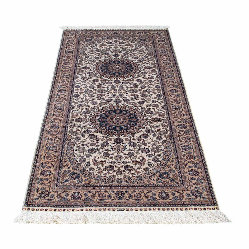 Alfombra de pasillo Alfombra oriental - Hereke - 185 x 78 cm - beige
