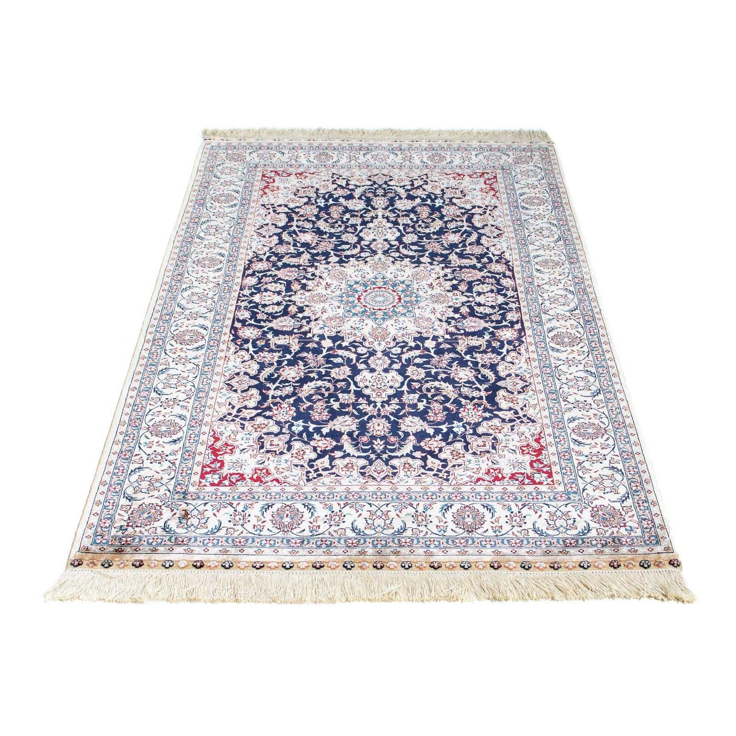 Alfombra oriental - Hereke - 152 x 91 cm - rojo oscuro
