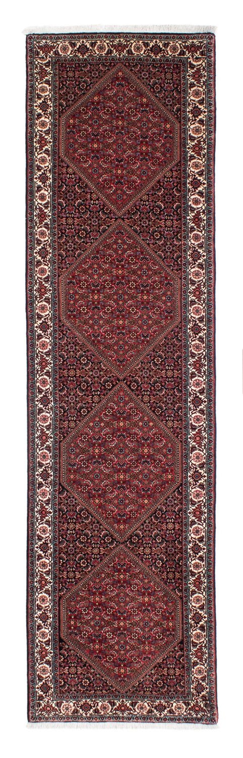 Alfombra de pasillo Alfombra persa - Bidjar - 305 x 78 cm - óxido