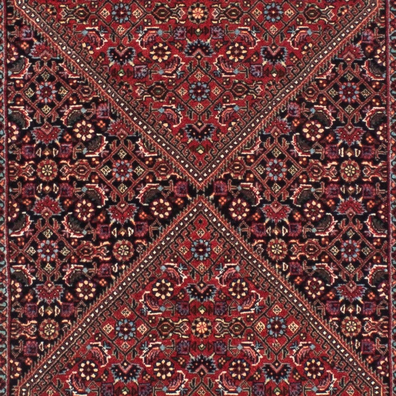 Alfombra de pasillo Alfombra persa - Bidjar - 305 x 78 cm - óxido