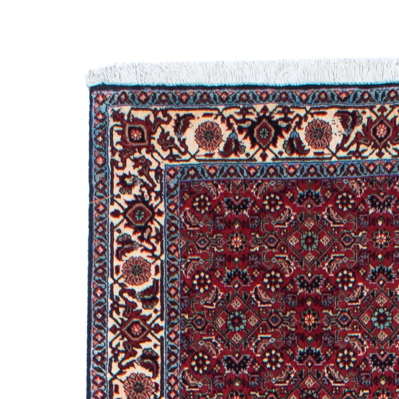 Alfombra de pasillo Alfombra persa - Bidjar - 295 x 84 cm - rojo oscuro