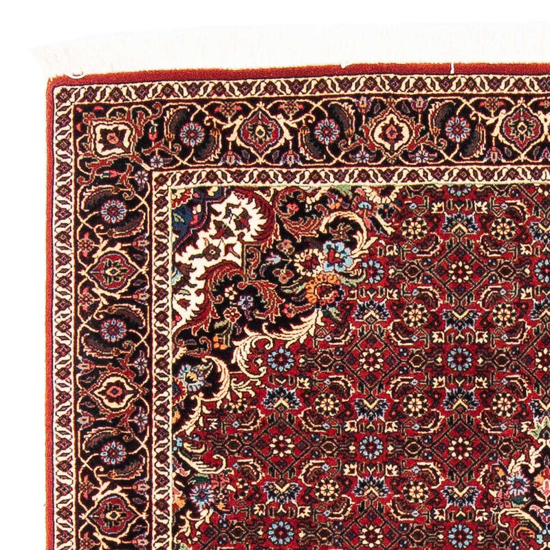 Alfombra persa - Bidjar - 165 x 110 cm - rojo oscuro