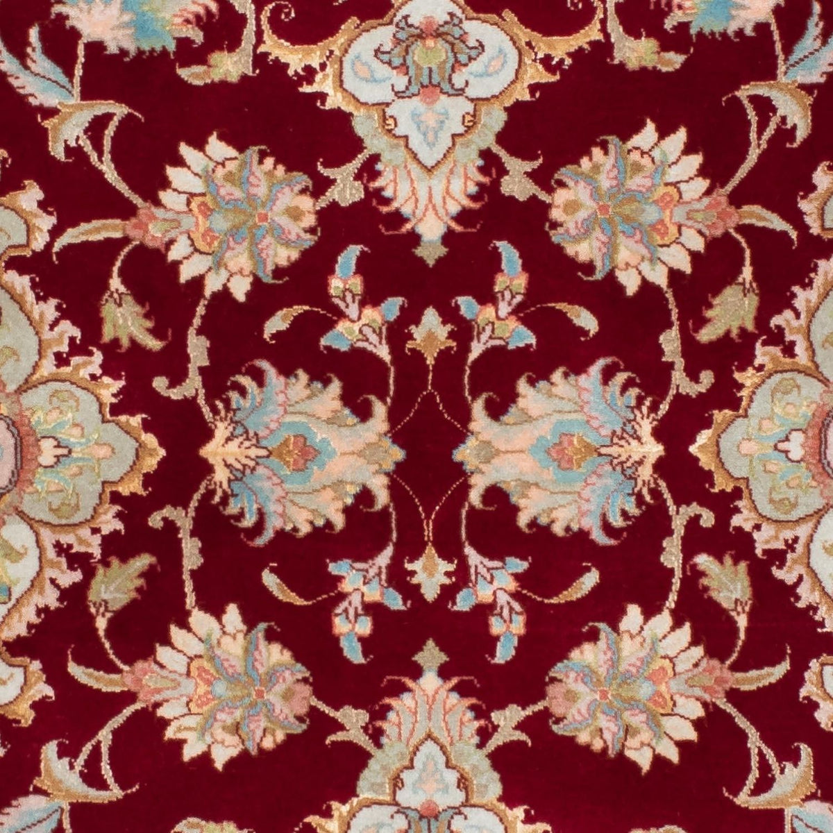 Alfombra de pasillo Alfombra persa - Tabriz - 206 x 78 cm - rojo oscuro