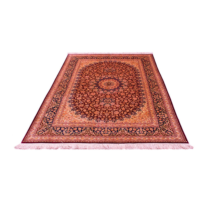 Alfombra de seda - Seda china - 198 x 137 cm - multicolor