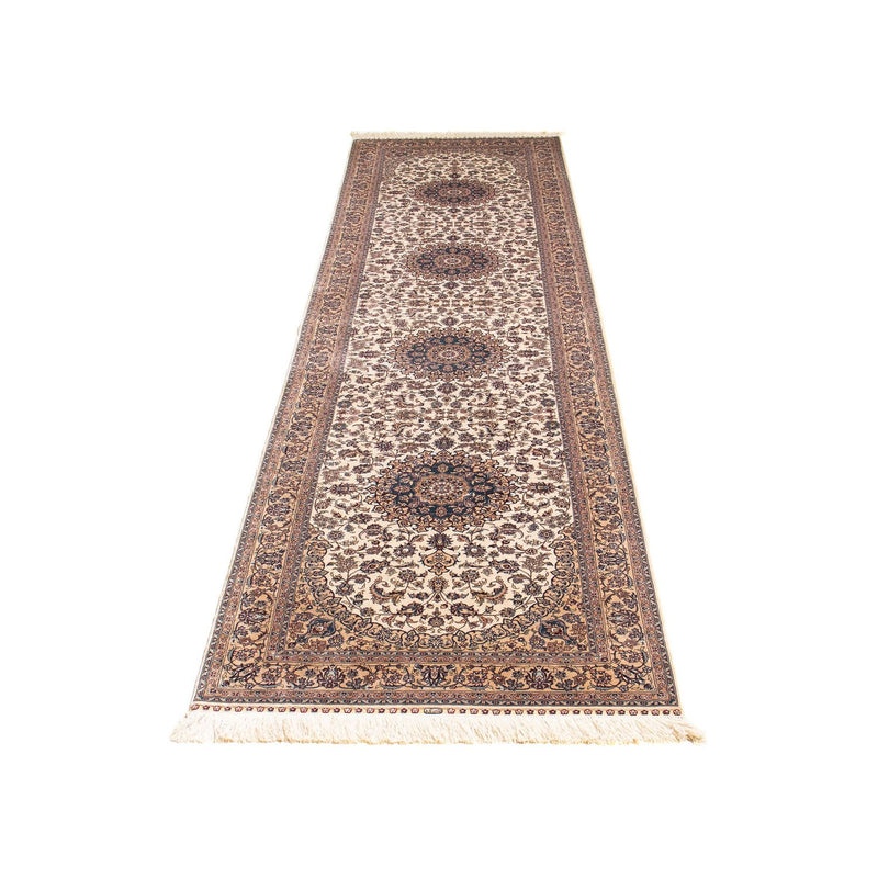 Alfombra de pasillo Alfombra oriental - Hereke - 307 x 78 cm - rojo oscuro