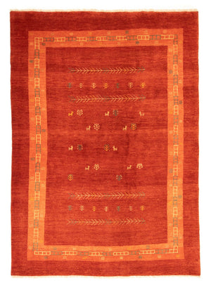 Alfombra Gabbeh - Loribaft Persa - 233 x 173 cm - rojo