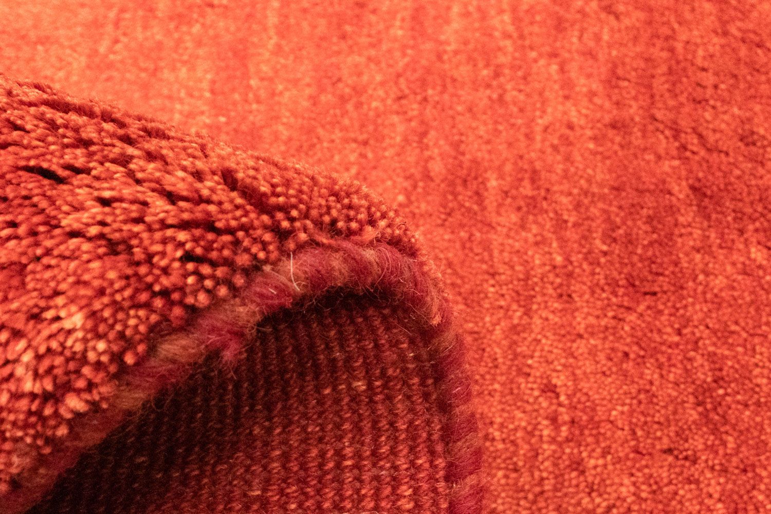 Alfombra Gabbeh - Persa - 128 x 71 cm - rojo