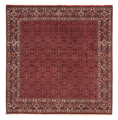 Alfombra persa - Bidjar cuadrado  - 205 x 205 cm - rojo oscuro