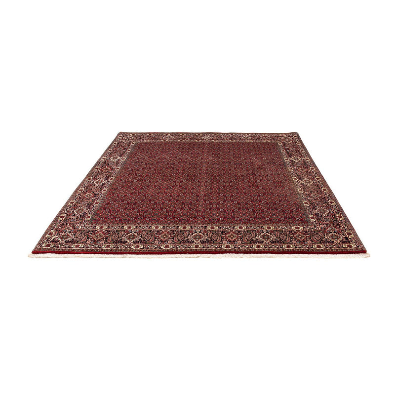 Alfombra persa - Bidjar cuadrado  - 205 x 205 cm - rojo oscuro