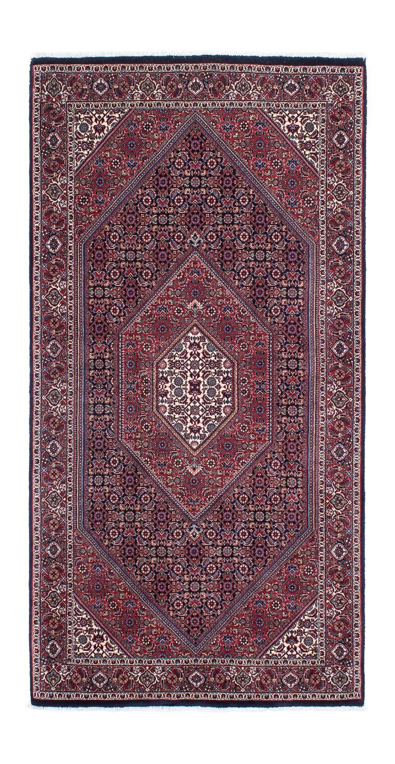 Alfombra de pasillo Alfombra persa - Bidjar - 202 x 99 cm - azul oscuro