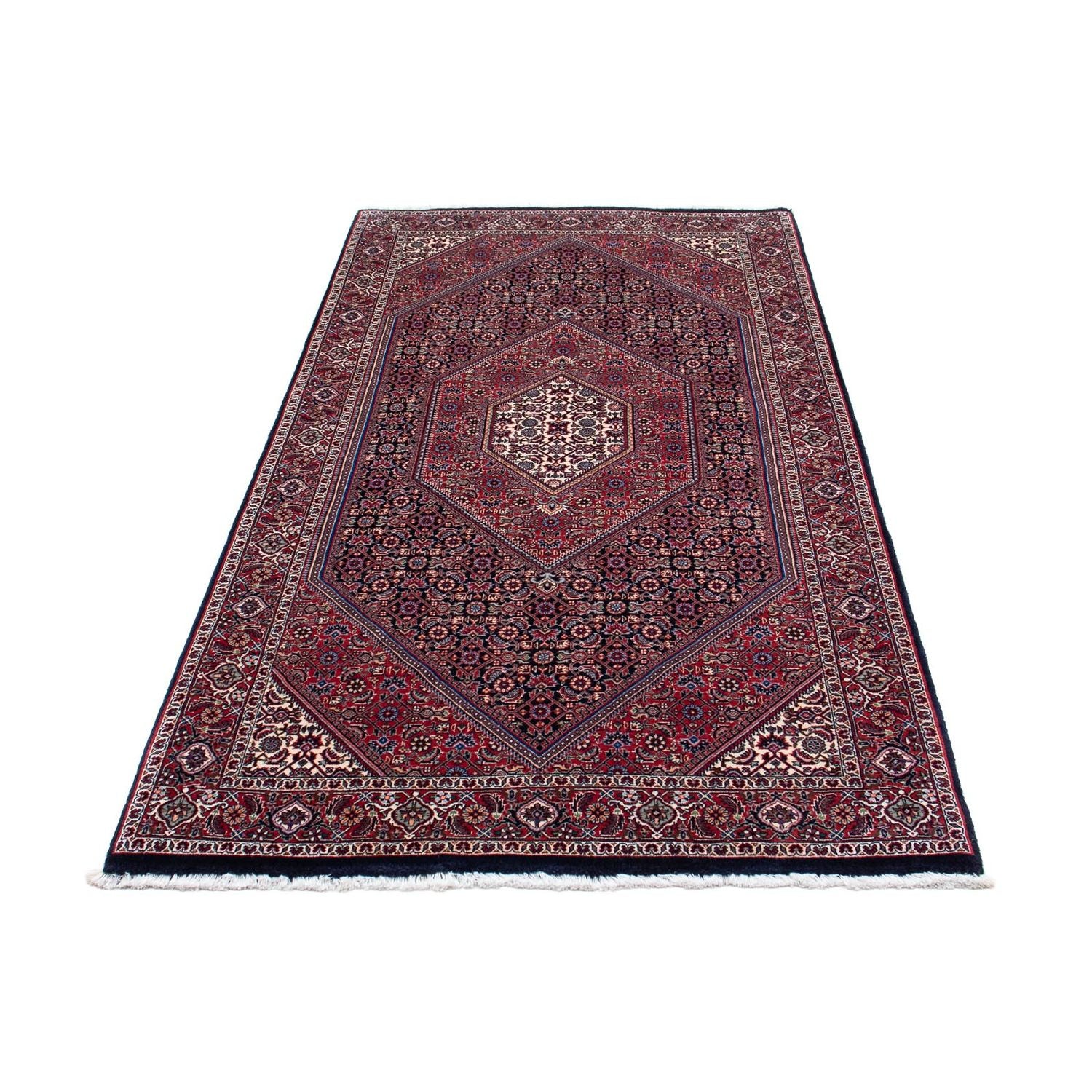 Alfombra de pasillo Alfombra persa - Bidjar - 202 x 99 cm - azul oscuro