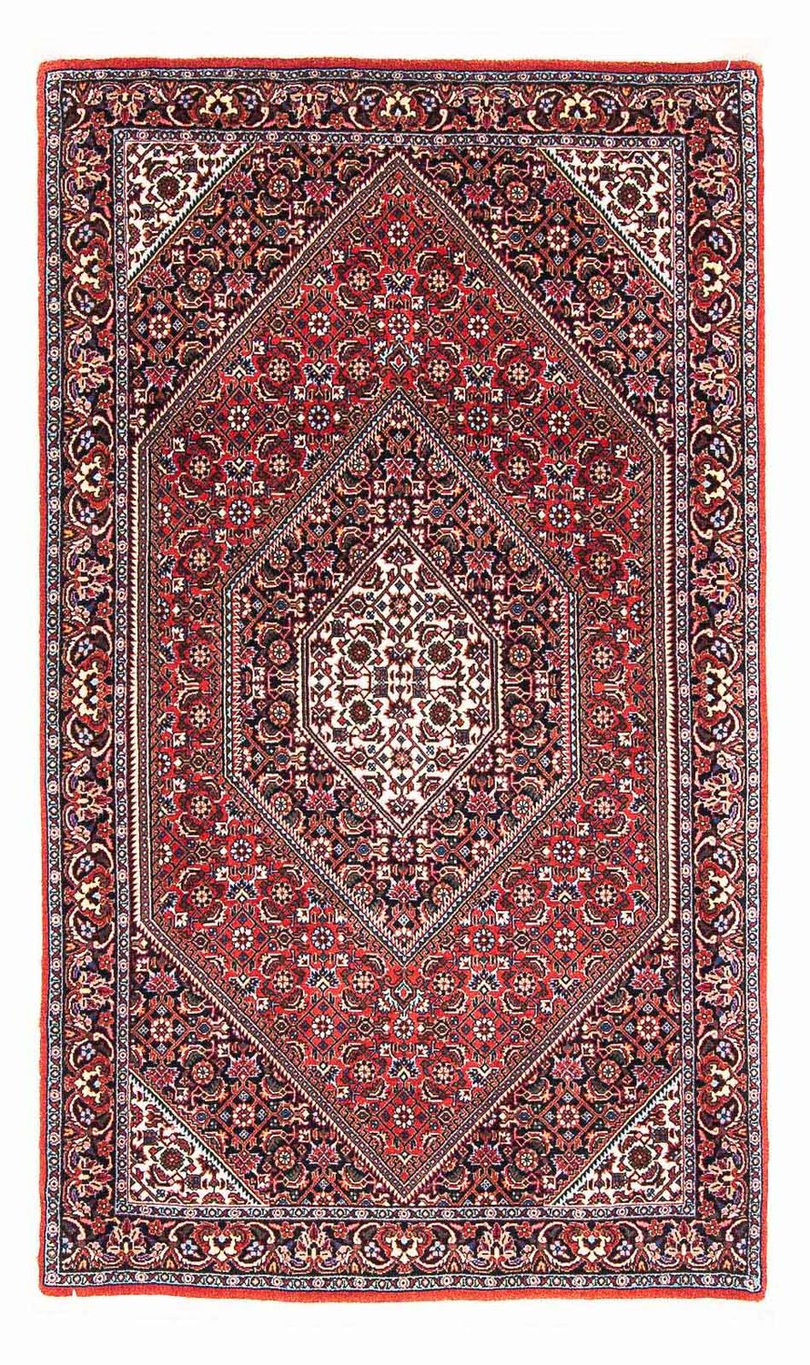 Alfombra persa - Bidjar - 151 x 88 cm - rojo
