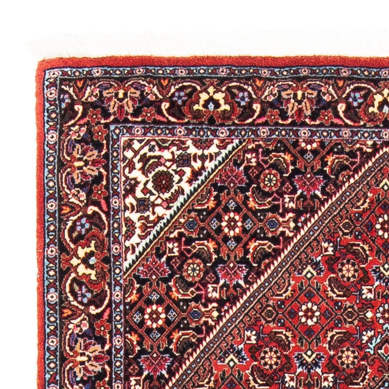 Alfombra persa - Bidjar - 151 x 88 cm - rojo