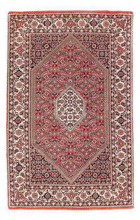 Alfombra persa - Bidjar - 140 x 83 cm - rojo