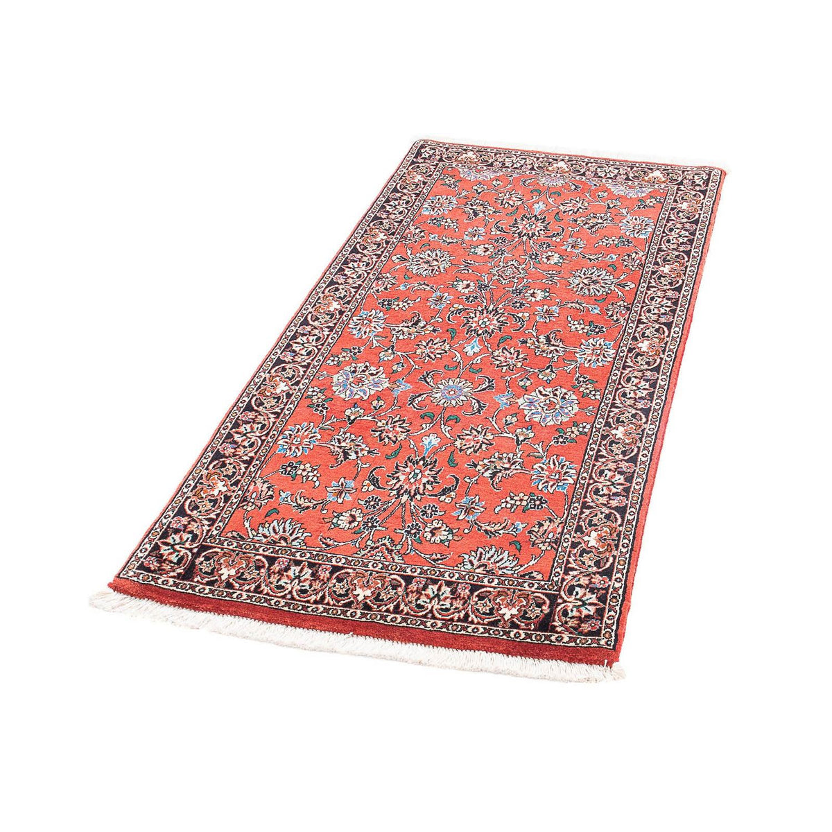 Alfombra persa - Bidjar - 138 x 70 cm - rojo