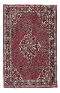 Alfombra persa - Bidjar - 211 x 132 cm - rojo