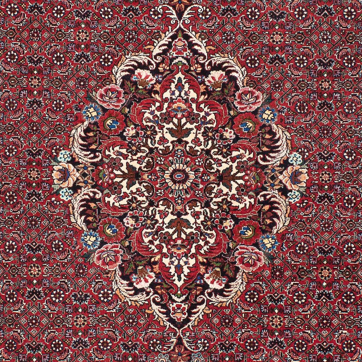 Alfombra persa - Bidjar - 211 x 132 cm - rojo