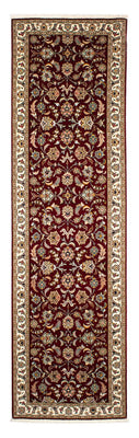 Alfombra de pasillo Alfombra Persa - Tabriz - Real - 315 x 88 cm - rojo oscuro