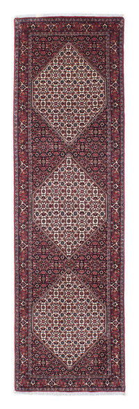 Alfombra de pasillo Alfombra persa - Bidjar - 295 x 88 cm - rojo