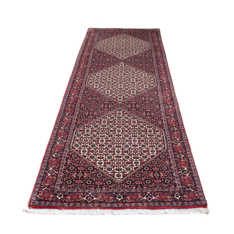 Alfombra de pasillo Alfombra persa - Bidjar - 295 x 88 cm - rojo