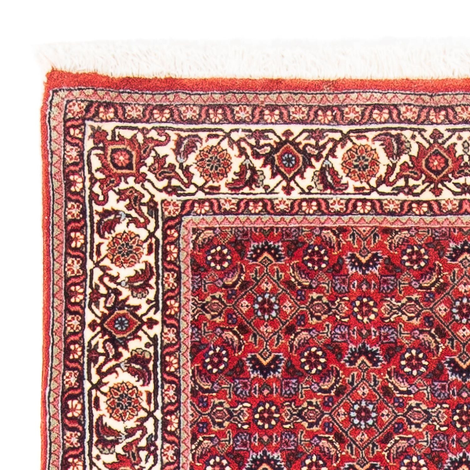 Alfombra persa - Bidjar - 170 x 88 cm - rojo