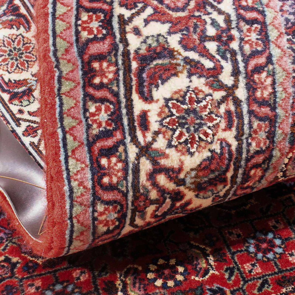 Alfombra persa - Bidjar - 170 x 88 cm - rojo