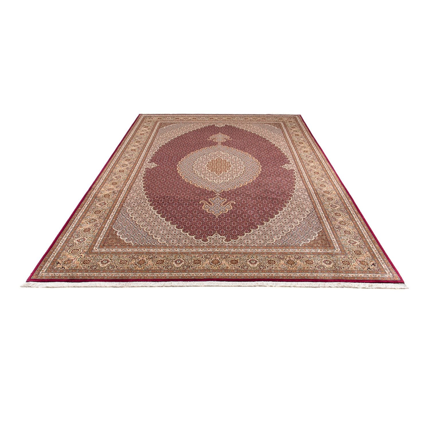 Alfombra persa - Tabriz - 302 x 198 cm - rojo