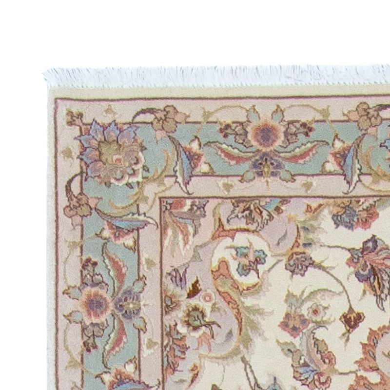 Alfombra de pasillo Alfombra Persa - Tabriz - Real - 360 x 90 cm - beige