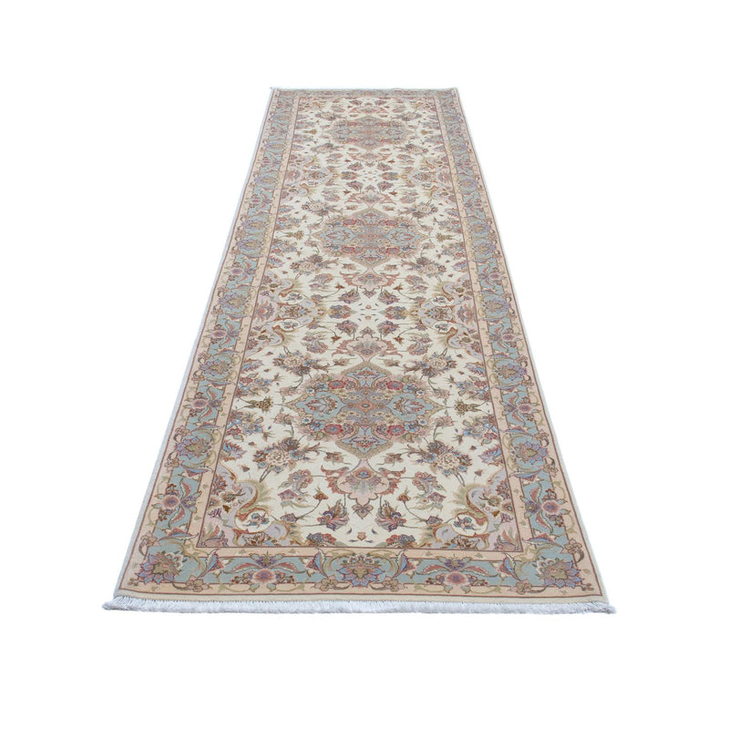 Alfombra de pasillo Alfombra Persa - Tabriz - Real - 360 x 90 cm - beige