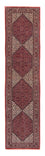 Alfombra de pasillo Alfombra persa - Bidjar - 346 x 82 cm - rojo oscuro