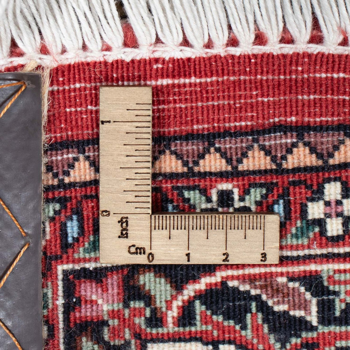 Alfombra de pasillo Alfombra persa - Bidjar - 346 x 82 cm - rojo oscuro