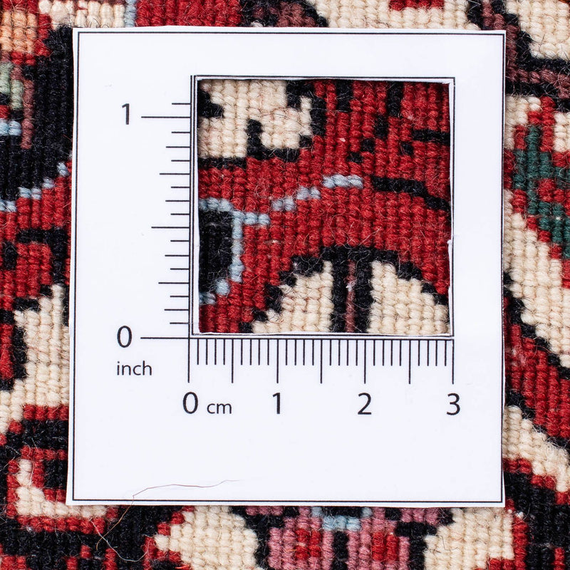 Alfombra persa - Bidjar cuadrado  - 253 x 253 cm - rojo oscuro