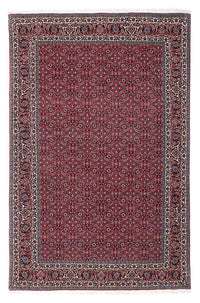 Alfombra persa - Bidjar - 209 x 132 cm - rojo