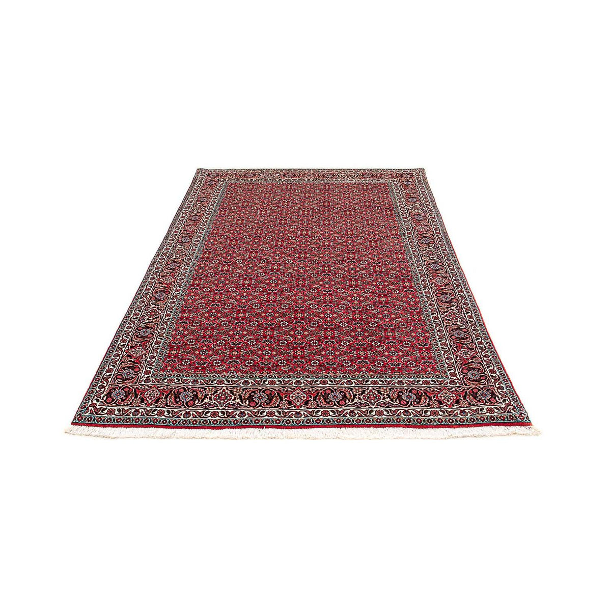 Alfombra persa - Bidjar - 209 x 132 cm - rojo