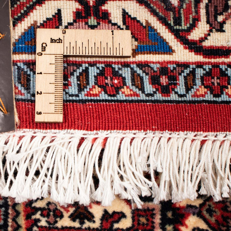 Alfombra persa - Bidjar - 261 x 206 cm - rojo oscuro