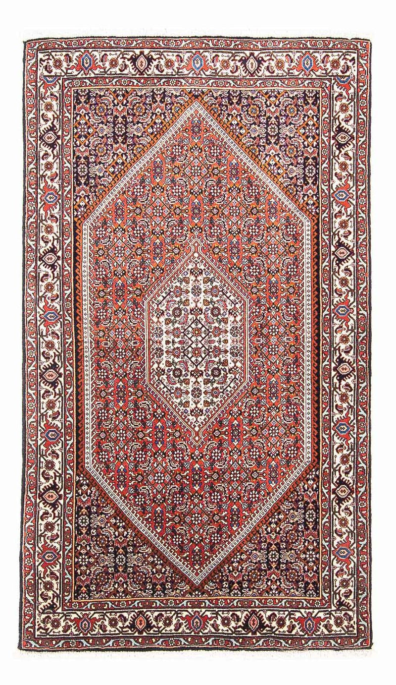Alfombra persa - Bidjar - 148 x 92 cm - rojo claro