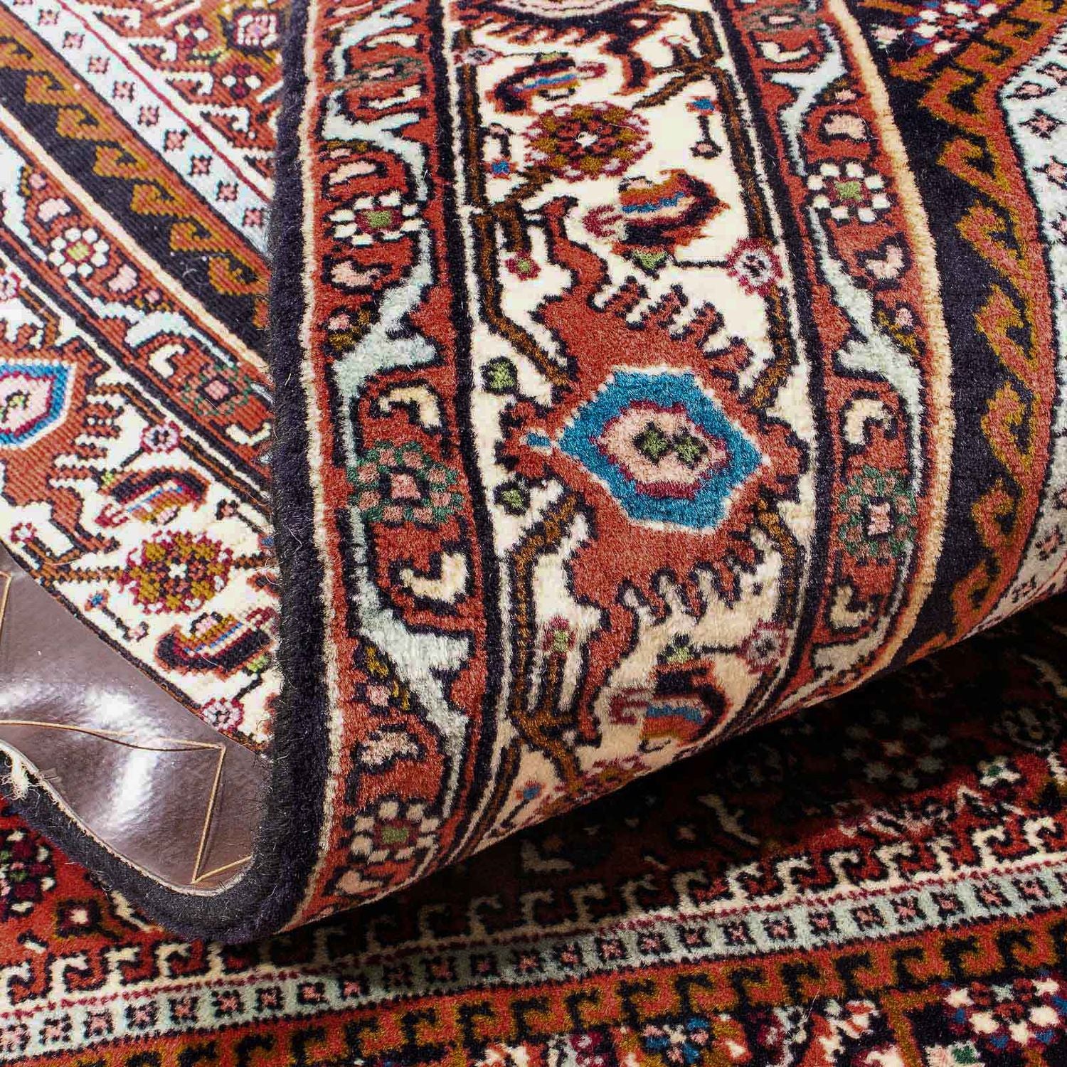 Alfombra persa - Bidjar - 148 x 92 cm - rojo claro