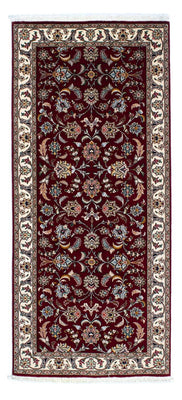 Alfombra de pasillo Alfombra Persa - Tabriz - Real - 197 x 87 cm - rojo oscuro