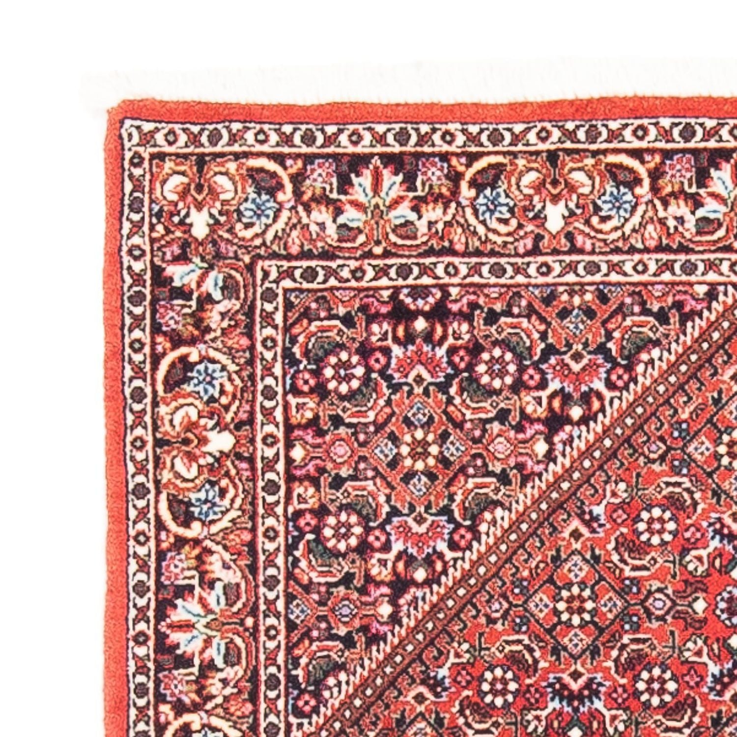 Alfombra persa - Bidjar - 142 x 70 cm - rojo