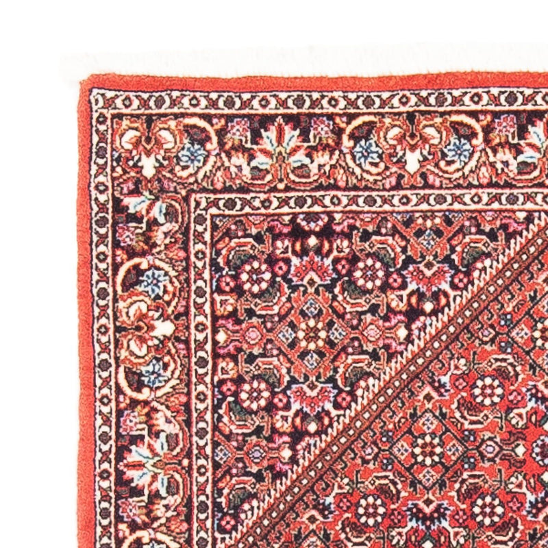 Alfombra persa - Bidjar - 142 x 70 cm - rojo