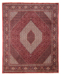 Alfombra persa - Bidjar - 314 x 253 cm - rojo oscuro