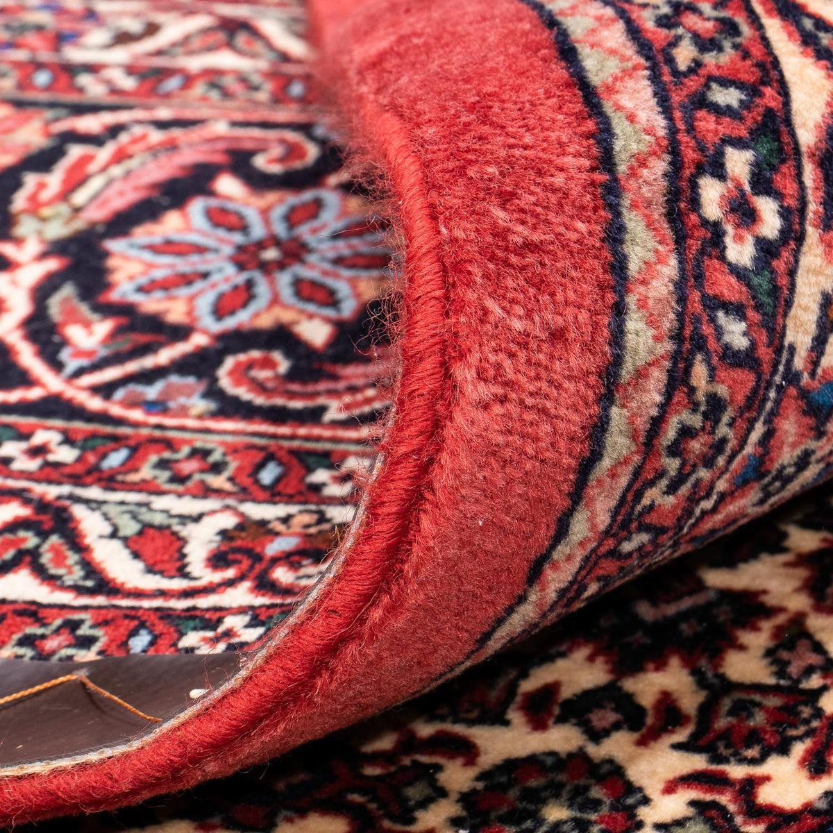 Alfombra persa - Bidjar - 314 x 253 cm - rojo oscuro