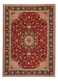 Alfombra Persa - Tabriz - Real - 342 x 251 cm - rojo oscuro