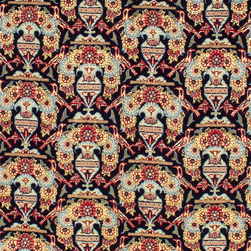 Alfombra persa - Keshan - 223 x 145 cm - azul oscuro