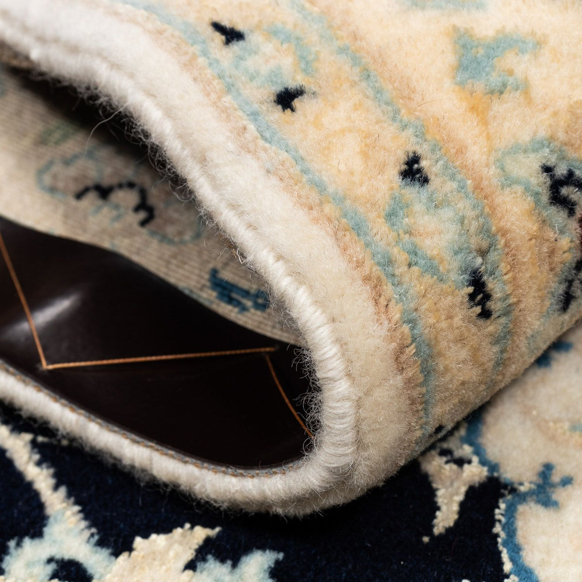 Alfombra Persa - Nain - Real - 300 x 247 cm - negro