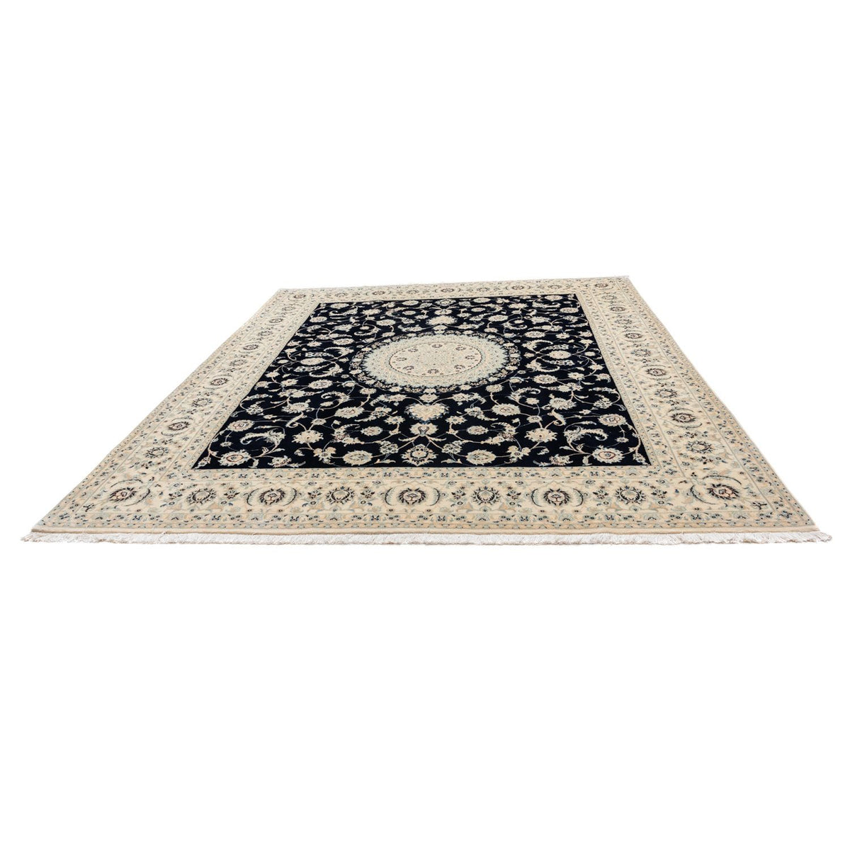 Alfombra Persa - Nain - Real - 300 x 247 cm - negro
