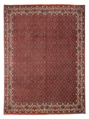 Alfombra persa - Bidjar - 308 x 254 cm - rojo oscuro