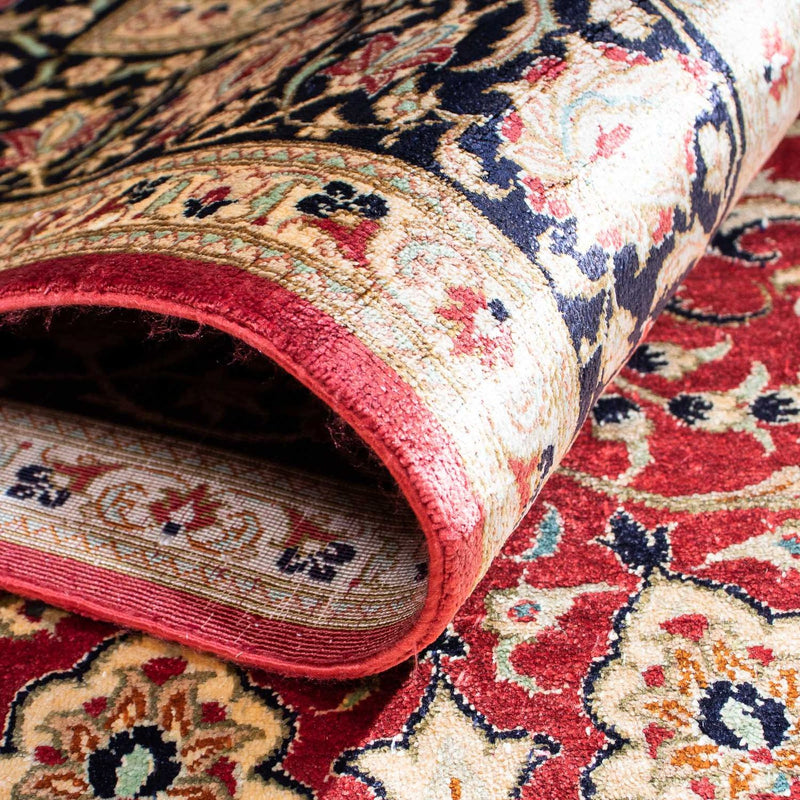 Alfombra persa - Ghom - 151 x 100 cm - rojo