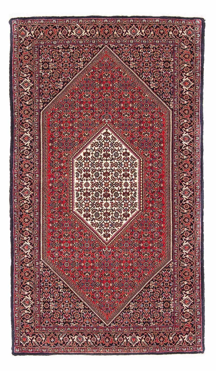 Alfombra persa - Bidjar - 148 x 81 cm - rojo